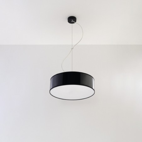 Lampa wisząca ARENA 35 czarna SL.0115 Sollux