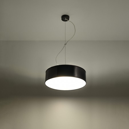 Lampa wisząca ARENA 35 czarna SL.0115 Sollux