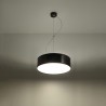 Lampa wisząca ARENA 35 czarna SL.0115 Sollux