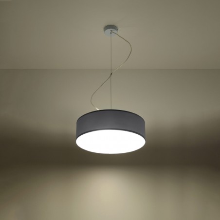 Lampa wisząca ARENA 35 szara SL.0116 Sollux