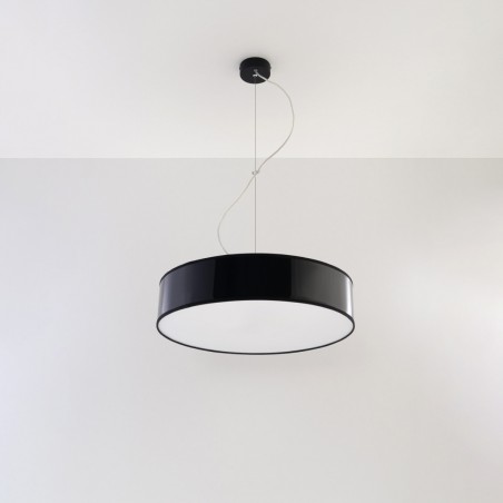 Lampa wisząca ARENA 45 czarna SL.0118 Sollux