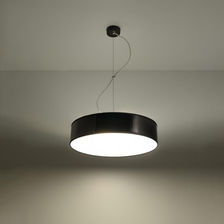 Lampa wisząca ARENA 45 czarna SL.0118 Sollux