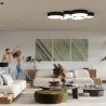 Lampa wisząca ARENA 45 czarna SL.0118 Sollux