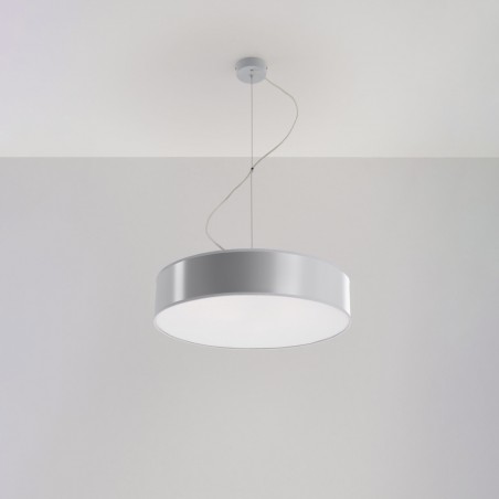 Lampa wisząca ARENA 45 szara SL.0119 Sollux