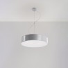 Lampa wisząca ARENA 45 szara SL.0119 Sollux
