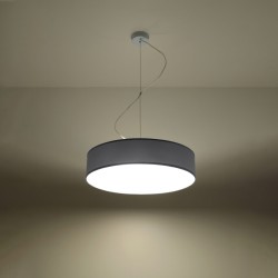 Lampa wisząca ARENA 45 szara SL.0119 Sollux