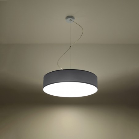 Lampa wisząca ARENA 45 szara SL.0119 Sollux