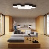 Plafon HORUS 45 czarny SL.0139 Sollux