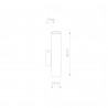EYE WALL Czarny 10W only LED