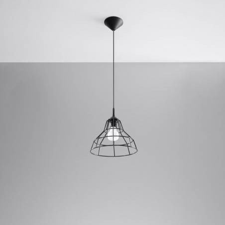Lampa wisząca ANATA czarna SL.0146 Sollux