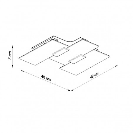 Plafon FABIANO SL.0198 Sollux