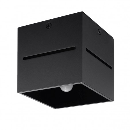 Plafon LOBO czarny SL.0207 Sollux