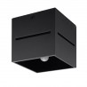 Plafon LOBO czarny SL.0207 Sollux