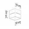 Plafon LOBO czarny SL.0207 Sollux
