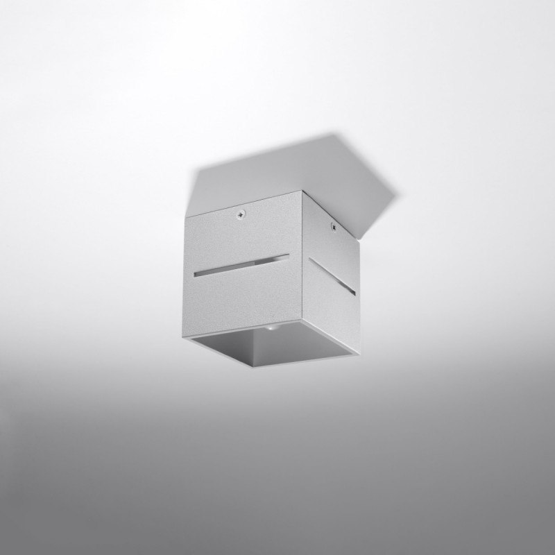 Plafon LOBO szary SL.0208 Sollux