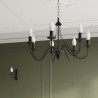 Żyrandol MINERWA 7 czarny SL.0219 Sollux
