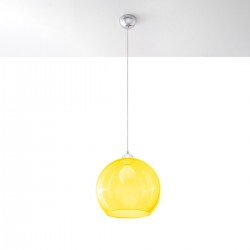 Lampa wisząca BALL żółta SL.0252 Sollux