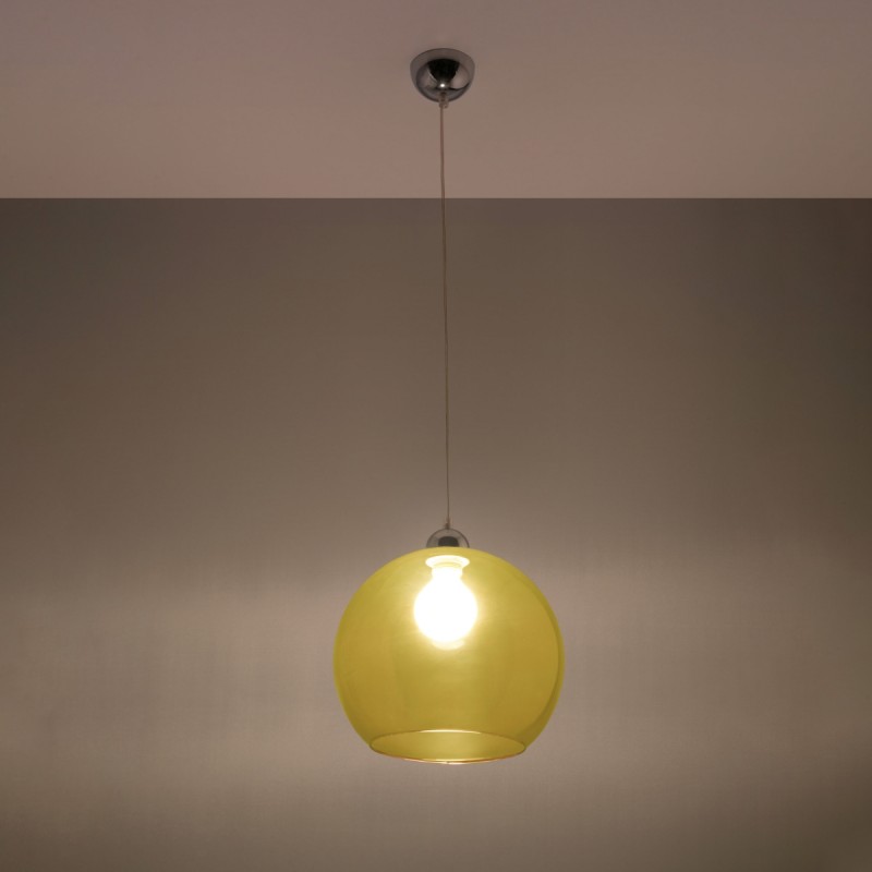 Lampa wisząca BALL żółta SL.0252 Sollux