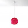 Lampa wisząca BALL czerwona SL.0253 Sollux