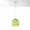 Lampa wisząca BALL zielona SL.0254 Sollux