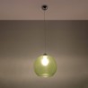 Lampa wisząca BALL zielona SL.0254 Sollux