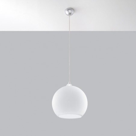 Lampa wisząca BALL biała SL.0256 Sollux