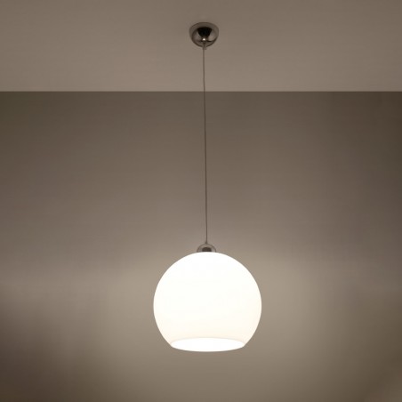 Lampa wisząca BALL biała SL.0256 Sollux