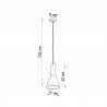 Lampa wisząca EMPOLI SL.0280 Sollux