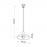 Lampa wisząca AFRA SL.0282 Sollux