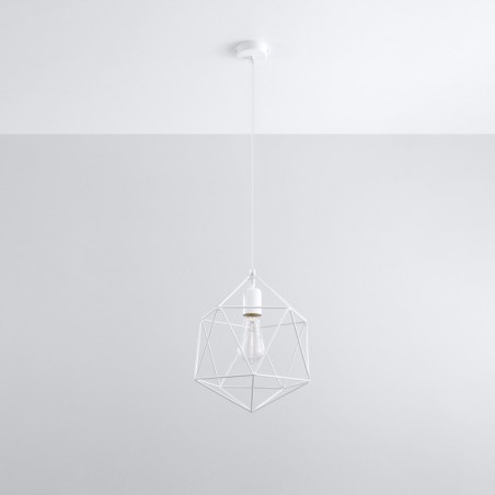 Lampa wisząca GASPARE biała SL.0290 Sollux