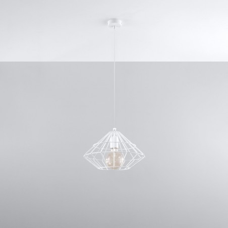 Lampa wisząca UMBERTO biała SL.0293 Sollux