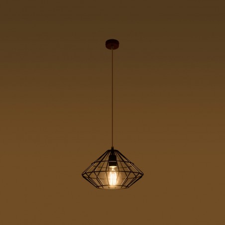 Lampa wisząca UMBERTO czarna SL.0294 Sollux