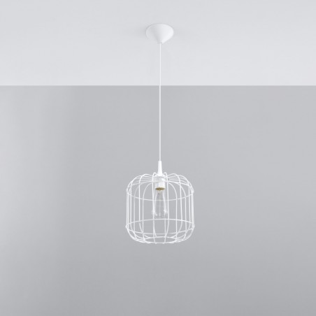 Lampa wisząca CELTA biała SL.0295 Sollux