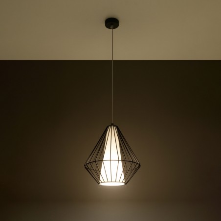 Lampa wisząca DEMI czarna SL.0298 Sollux