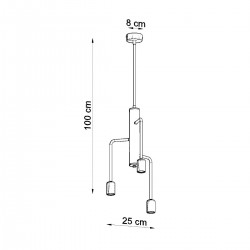 Żyrandol DUOMO 3M SL.0302 Sollux