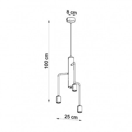 Żyrandol DUOMO 3M SL.0302 Sollux