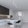 Lampa wisząca LAGOS 1 biały SL.0323 Sollux