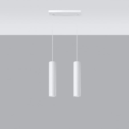 Lampa wisząca LAGOS 2 biały SL.0324 Sollux