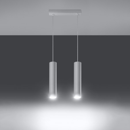 Lampa wisząca LAGOS 2 biały SL.0324 Sollux