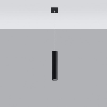 Lampa wisząca LAGOS 1 czarny SL.0327 Sollux