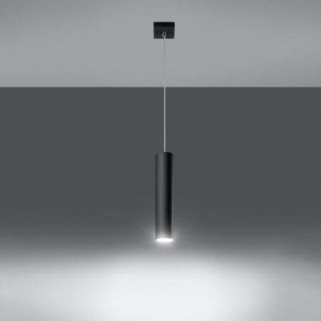 Lampa wisząca LAGOS 1 czarny SL.0327 Sollux