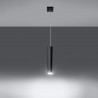 Lampa wisząca LAGOS 1 czarny SL.0327 Sollux