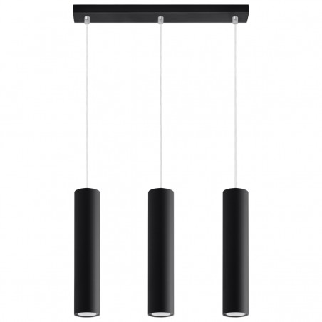 Lampa wisząca LAGOS 3L czarny SL.0329 Sollux
