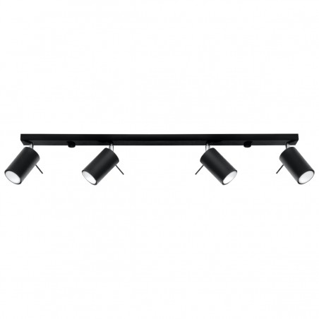 Plafon RING 4L czarny SL.0332 Sollux