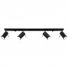 Plafon RING 4L czarny SL.0332 Sollux