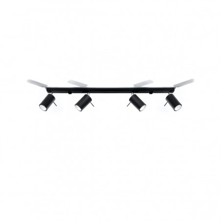Plafon RING 4L czarny SL.0332 Sollux