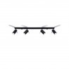 Plafon RING 4L czarny SL.0332 Sollux