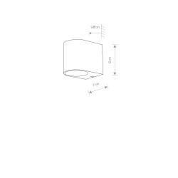 ARRIS Srebrny 1x10W