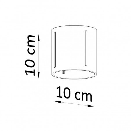 Plafon INEZ biały SL.0355 Sollux