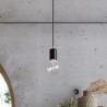 Żyrandol EDISON 7 czarny SL.0372 Sollux